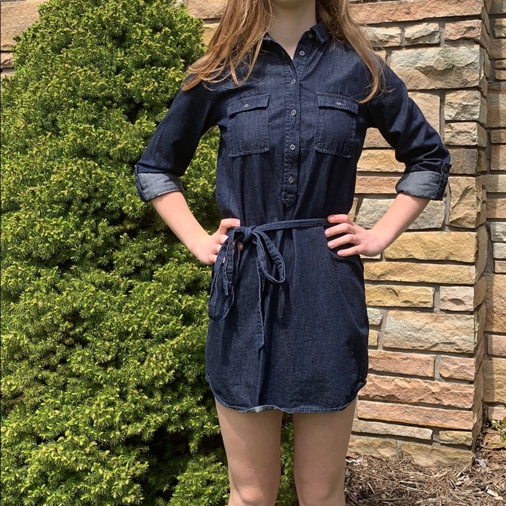 Loft Denim shirt dress